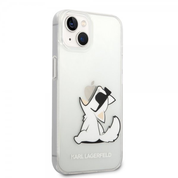 Karl Lagerfeld iPhone 14 Plus Deksel Fun Choupette Transparent