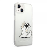 Karl Lagerfeld iPhone 14 Plus Deksel Fun Choupette Transparent