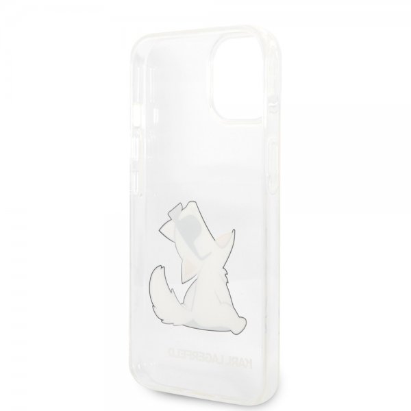 Karl Lagerfeld iPhone 14 Plus Deksel Fun Choupette Transparent