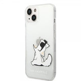 Karl Lagerfeld iPhone 14 Plus Deksel Fun Choupette Transparent