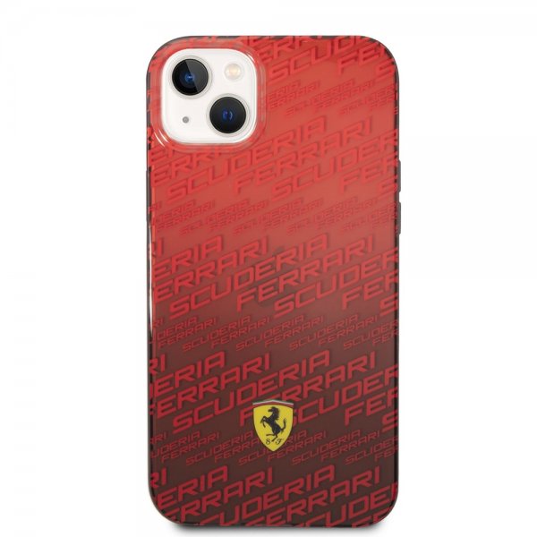 Ferrari iPhone 14 Plus Deksel Gradient Scuderia Rød