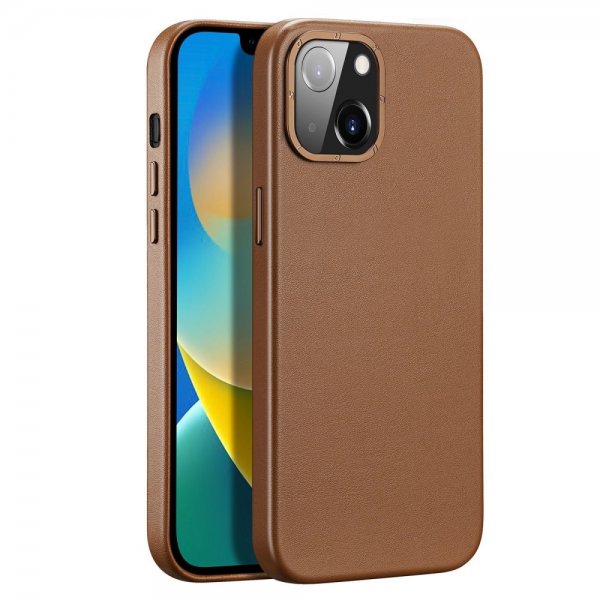 Dux Ducis iPhone 14 Plus Deksel Grit Series MagSafe Brun