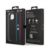 BMW iPhone 14 Plus Deksel Hexagonal Pattern Svart