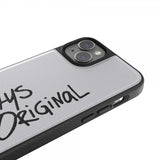 Adidas iPhone 14 Plus Deksel Inlay Embroidery Case Hvit Svart