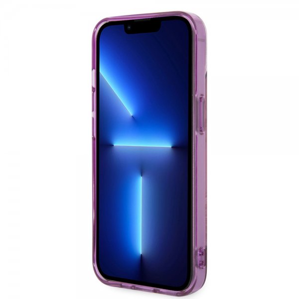 Guess iPhone 14 Plus Deksel Jungle Rosa