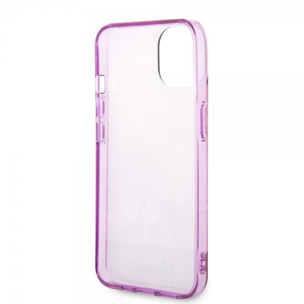 Guess iPhone 14 Plus Deksel Jungle Rosa