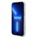 Karl Lagerfeld iPhone 14 Plus Deksel Karl & Choupette Gradient Vit