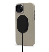 Decoded iPhone 14 Plus Deksel Leather Embossed Backcover Clay