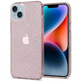 Spigen iPhone 14 Plus Deksel Liquid Crystal Glitter Rose Quartz