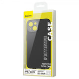 Baseus iPhone 14 Plus Deksel Liquid Silica Gel MagSafe Svart