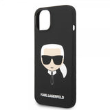 Karl Lagerfeld iPhone 14 Plus Deksel Liquid Silicone Karl MagSafe Svart
