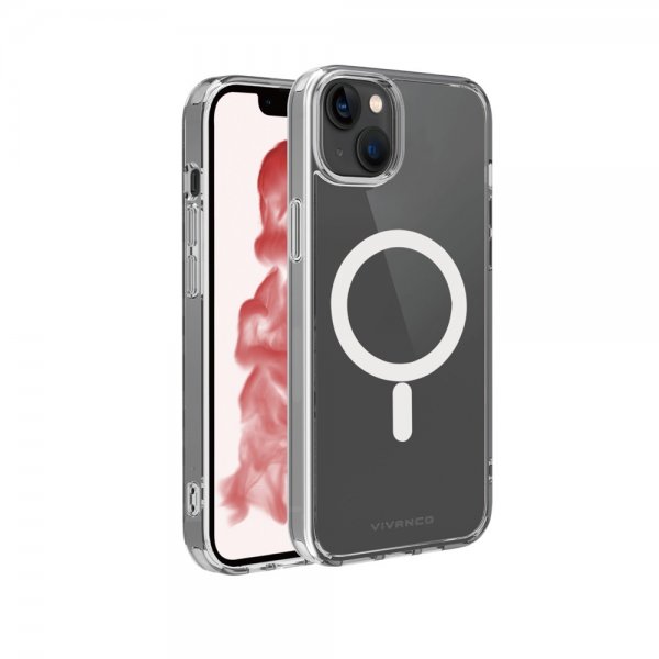 Vivanco iPhone 14 Plus Deksel Mag Steady Transparent