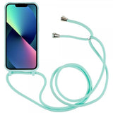 iPhone 14 Plus Deksel med Stropp Grønn