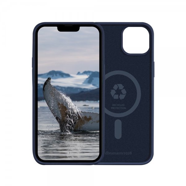 dbramante1928 iPhone 14 Plus Deksel Monaco MagSafe Pacific Blue