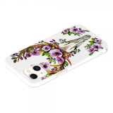 iPhone 14 Plus Deksel Motiv Blomster Og Hjort