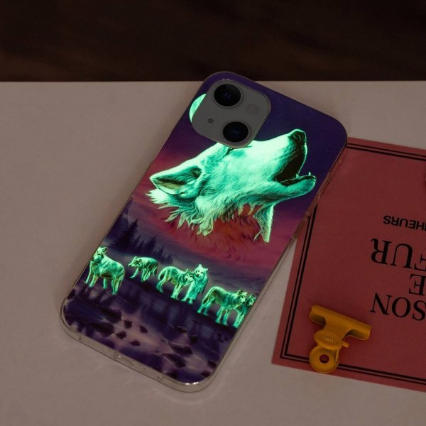 iPhone 14 Plus Deksel Motiv Hyler Ulv