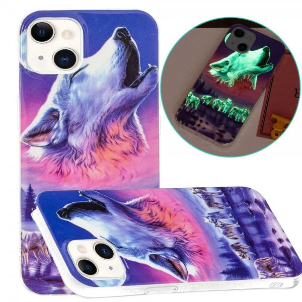 iPhone 14 Plus Deksel Motiv Hyler Ulv