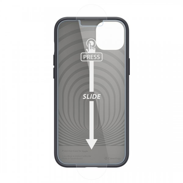 Caseology iPhone 14 Plus Deksel Skjermbeskytter Nano Pop 360 Black Sesame