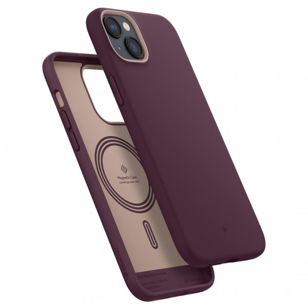 Caseology iPhone 14 Plus Deksel Nano Pop Mag Burgundy Bean