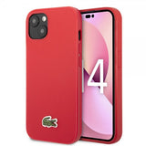 Lacoste iPhone 14 Plus Deksel Petit Pique Logo Rød