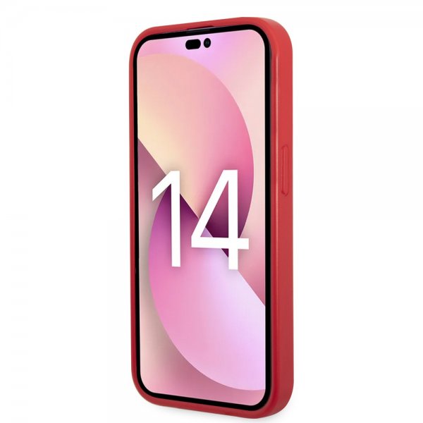 Lacoste iPhone 14 Plus Deksel Petit Pique Logo Rød