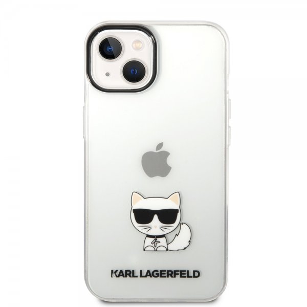 Karl Lagerfeld iPhone 14 Plus Deksel Printed Choupette Transparent