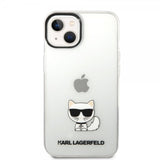 Karl Lagerfeld iPhone 14 Plus Deksel Printed Choupette Transparent