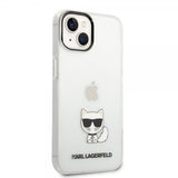 Karl Lagerfeld iPhone 14 Plus Deksel Printed Choupette Transparent
