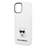Karl Lagerfeld iPhone 14 Plus Deksel Printed Choupette Transparent