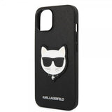 Karl Lagerfeld iPhone 14 Plus Deksel Saffiano Choupette Svart