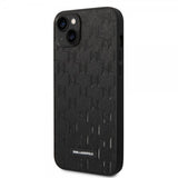 Karl Lagerfeld iPhone 14 Plus Deksel Saffiano Monogram Svart