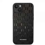 Karl Lagerfeld iPhone 14 Plus Deksel Saffiano Monogram Svart