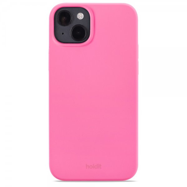 holdit iPhone 14 Plus Deksel Silikon Bright Pink