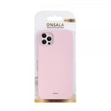 Onsala iPhone 14 Plus Deksel Silikon Chalk Pink