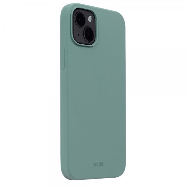 holdit iPhone 14 Plus Deksel Silikon Moss Green