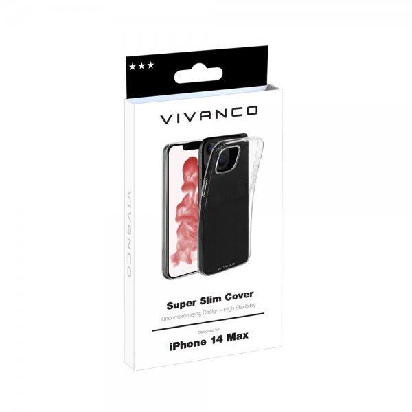 Vivanco iPhone 14 Plus Deksel Slim TPU Transparent