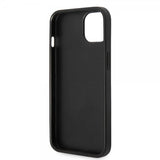 Karl Lagerfeld iPhone 14 Plus Deksel Solid Glitter Plaque Logo Svart