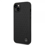 Mercedes Benz iPhone 14 Plus Deksel Star Pattern Svart