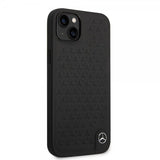Mercedes Benz iPhone 14 Plus Deksel Star Pattern Svart