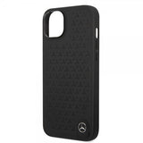 Mercedes Benz iPhone 14 Plus Deksel Star Pattern Svart