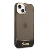 Guess iPhone 14 Plus Deksel Translucent Svart
