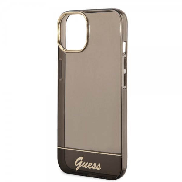Guess iPhone 14 Plus Deksel Translucent Svart