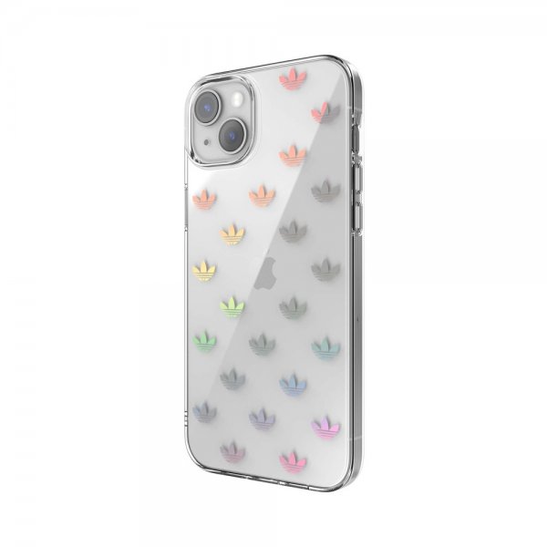Adidas iPhone 14 Plus Deksel Trefoil Clear Case Transparent