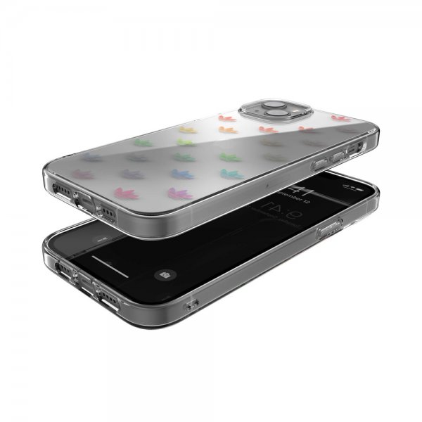 Adidas iPhone 14 Plus Deksel Trefoil Clear Case Transparent