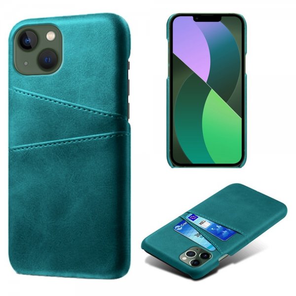 iPhone 14 Plus Deksel To Kortlommer Grønn