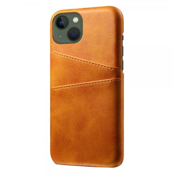 iPhone 14 Plus Deksel To Kortlommer Lysebrun