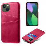iPhone 14 Plus Deksel To Kortlommer Magenta