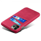 iPhone 14 Plus Deksel To Kortlommer Magenta