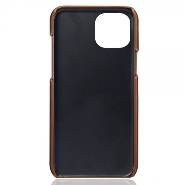 iPhone 14 Plus Deksel To Kortlommer Mørkebrun