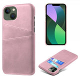 iPhone 14 Plus Deksel To Kortlommer Rosegull